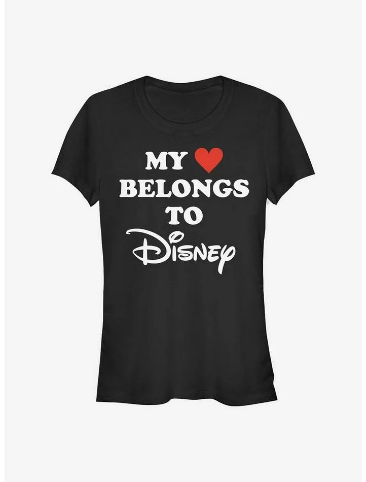 Best reviews of 😉 Disney Classic I Heart Disney Logo 👧 Girls T-Shirt ✔️