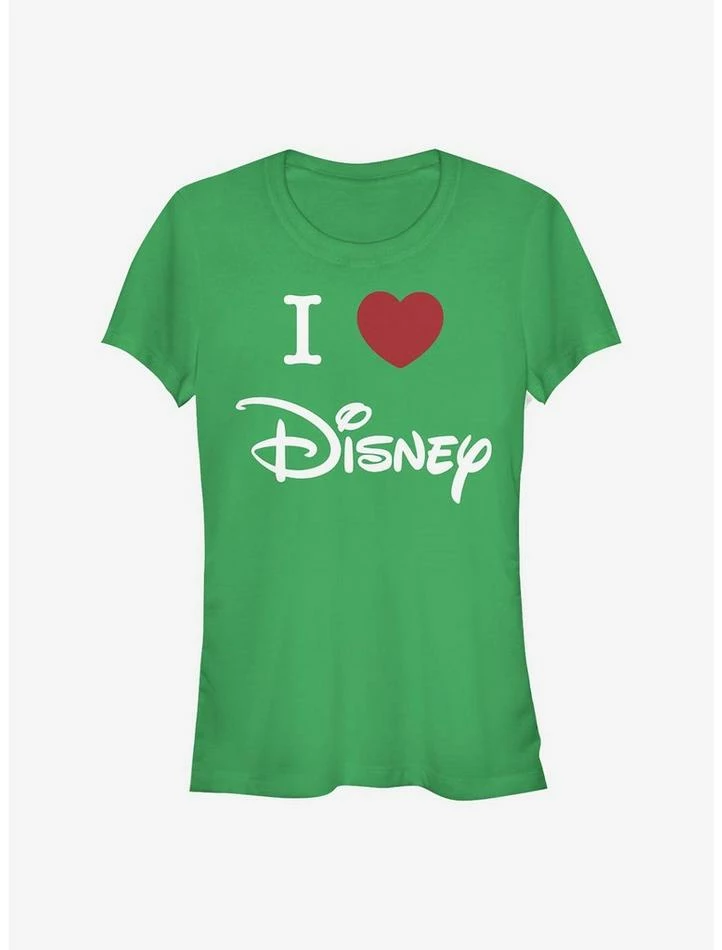Top 10 🎁 Disney Classic I Heart Disney Logo 👧 Girls T-Shirt 🌟 - Image 3