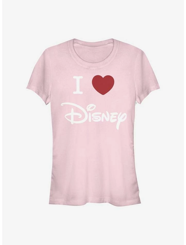 Top 10 🎁 Disney Classic I Heart Disney Logo 👧 Girls T-Shirt 🌟 - Image 4