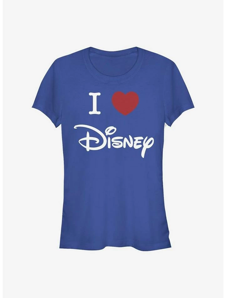 Top 10 🎁 Disney Classic I Heart Disney Logo 👧 Girls T-Shirt 🌟
