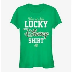 Cheapest ✔️ Disney Classic Lucky Disney Logo 👧 Girls T-Shirt ⭐