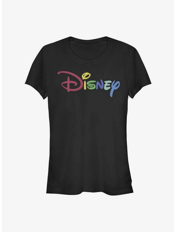 Best deal ๐ Disney Classic Multicolor Disney Logo ๐ง Girls T-Shirt โ