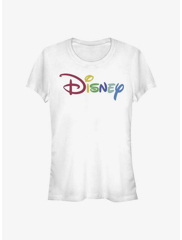 Best deal ๐ Disney Classic Multicolor Disney Logo ๐ง Girls T-Shirt โ - Image 4