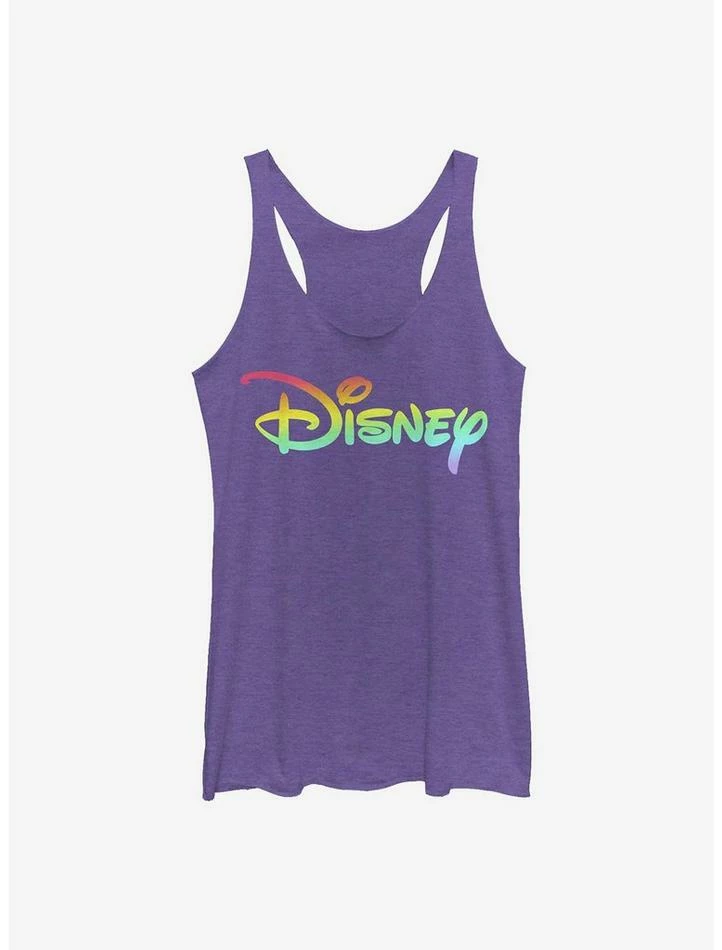 Buy 🔔 Disney Classic Logo Rainbow Fill 👧 Girls Tank ✔️