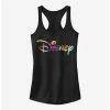 Coupon 🤩 Disney Classic Logo Tie Dye Fill 👧 Girls Tank ✔️