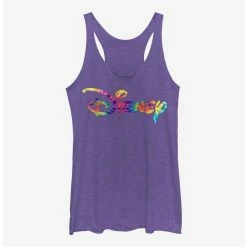 Brand new 😀 Disney Classic Tie Dye Fill 👧 Girls Tank 😀