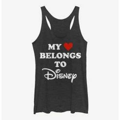 Brand new 👏 Disney Classic I Heart Disney Logo 👧 Girls Tank 🎉