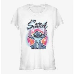 Cheapest 🥰 Disney Lilo & Stitch Airbrush 👧 Girls T-Shirt ✔️