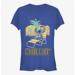 Best Sale 🔥 Disney Lilo & Stitch Chillin' 👧 Girls T-Shirt ✔️
