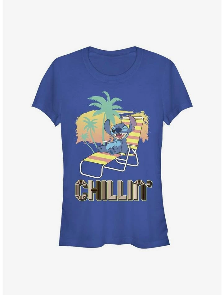 Best Sale ๐ฅ Disney Lilo & Stitch Chillin' ๐ง Girls T-Shirt โ๏ธ