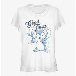 Outlet 🛒 Disney Lilo & Stitch Good Times 👧 Girls T-Shirt ✨