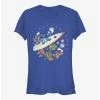 Flash Sale 🤩 Disney Lilo & Stitch Surfer Dude 👧 Girls T-Shirt 🌟