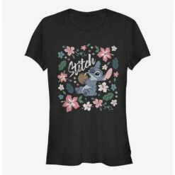 Buy 🥰 Disney Lilo & Stitch Tropical Stitch 👧 Girls T-Shirt ⭐