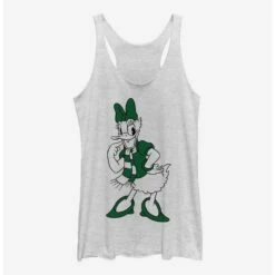 Flash Sale 🎁 Disney Daisy Duck Pine Green Daisy 👧 Girls Tank 👏
