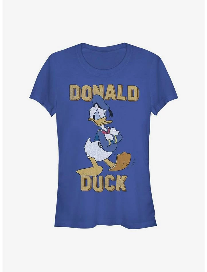 Budget ⌛ Disney Donald Duck Fed Up 👧 Girls T-Shirt 😍