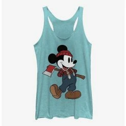 Cheapest 🤩 Disney Mickey Mouse Lumberjack Mickey 👧 Girls Tank ✨