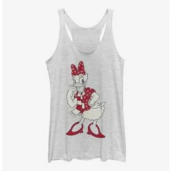 Hot Sale 😉 Disney Daisy Duck Snowflaked Daisy 👧 Girls Tank 😉