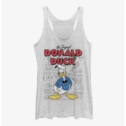 Best Sale 👍 Disney Donald Duck Original Donald Sketchbook 👧 Girls Tank ✔️