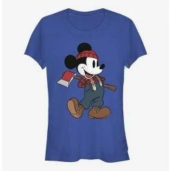 Brand new 🤩 Disney Mickey Mouse Lumberjack Mickey 👧 Girls T-Shirt 🎁