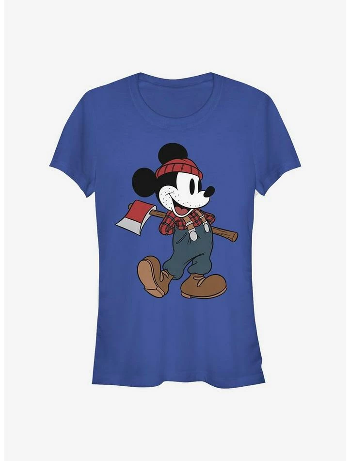 Brand new 🤩 Disney Mickey Mouse Lumberjack Mickey 👧 Girls T-Shirt 🎁