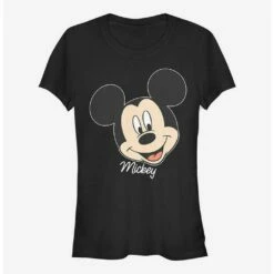 Best Pirce 🤩 Disney Mickey Mouse Mickey Big Face 👧 Girls T-Shirt 🎉