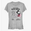 Promo 🥰 Disney Mickey Mouse Mickey Drawing 👧 Girls T-Shirt 👏
