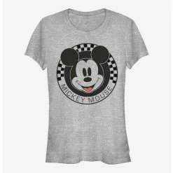 Budget 👍 Disney Mickey Mouse Mickey Mouse Checkered 👧 Girls T-Shirt 😀