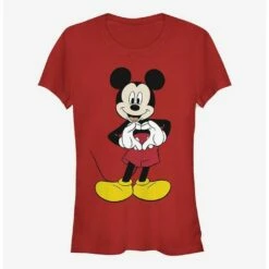 Cheapest 🎁 Disney Mickey Mouse Mickey Love 👧 Girls T-Shirt 💯