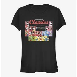 Discount ⌛ Disney Mickey Mouse Classic Periodic 👧 Girls T-Shirt 👏