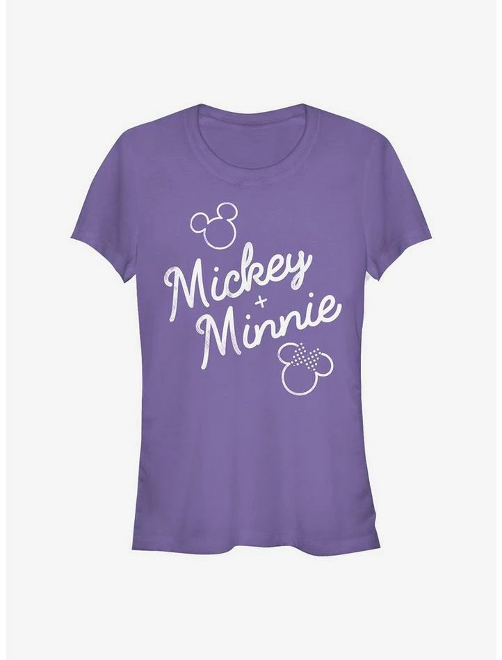 Flash Sale 😍 Disney Mickey Mouse And Minnie Mouse Signed Together 👧 Girls T-Shirt 👏 - Image 3