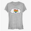 Cheap ⭐ Disney Mickey Mouse Rainbow Love 👧 Girls T-Shirt 🔔