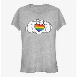 Cheap ⭐ Disney Mickey Mouse Rainbow Love 👧 Girls T-Shirt 🔔