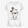 Brand new 😉 Disney Mickey Mouse Sketch Mickey 👧 Girls T-Shirt 👏