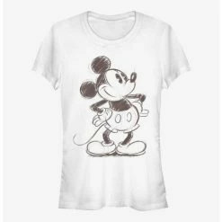 Brand new 😉 Disney Mickey Mouse Sketch Mickey 👧 Girls T-Shirt 👏