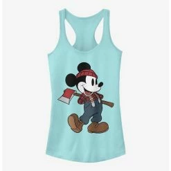 Deals 🔥 Disney Mickey Mouse Lumberjack Mickey 👧 Girls Tank 🛒
