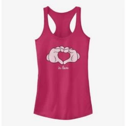 Coupon ⌛ Disney Mickey Mouse Glove Heart 👧 Girls Tank 🧨