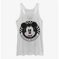 Hot Sale 🤩 Disney Mickey Mouse Mickey Mouse Checkered 👧 Girls Tank 🌟