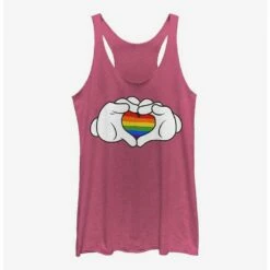 Cheapest 🥰 Disney Mickey Mouse Rainbow Love 👧 Girls Tank 🛒