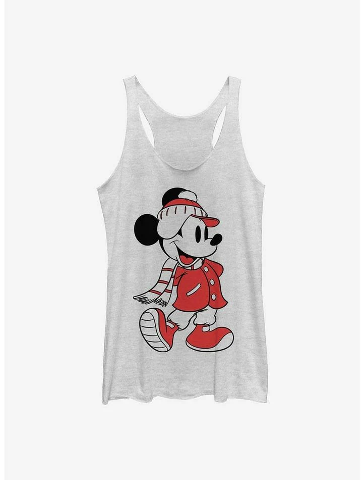 Budget 🛒 Disney Mickey Mouse Mickey Winter Fill 👧 Girls Tank ✔️