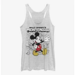 Flash Sale 🛒 Disney Mickey Mouse Sketchbook 👧 Girls Tank 👍