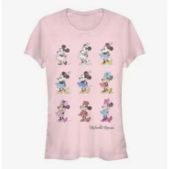 Promo ⌛ Disney Minnie Mouse Minnie Evolution 👧 Girls T-Shirt 😀