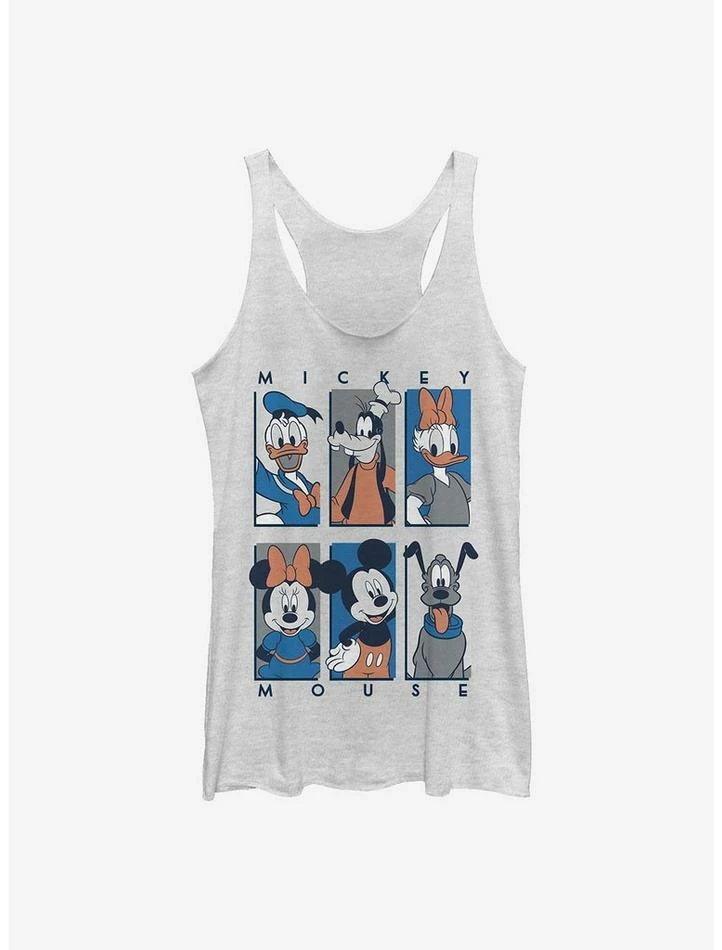 Outlet 🛒 Disney Mickey Mouse Six Up Muted 👧 Girls Tank 🎁