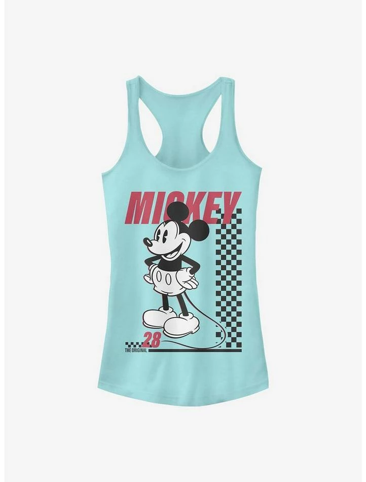 Best Pirce 👍 Disney Mickey Mouse Skate Twenty-Eight 👧 Girls Tank ✔️