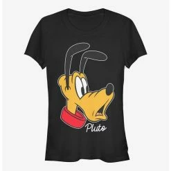 Buy 🎁 Disney Pluto Big Face 👧 Girls T-Shirt 🌟