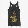Best Pirce 🔔 Disney Pluto Holiday Colors 👧 Girls Tank 🎁