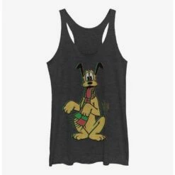 Best Pirce 🔔 Disney Pluto Holiday Colors 👧 Girls Tank 🎁