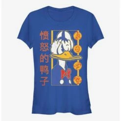 Cheap 😉 Disney Donald Duck Angry Duck 👧 Girls T-Shirt 🥰