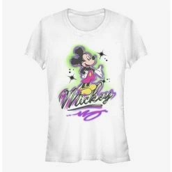Cheap 🎉 Disney Mickey Mouse Airbrush Mickey 👧 Girls T-Shirt 😉