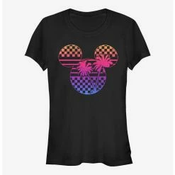 New 😀 Disney Mickey Mouse Roadster Palm Mickey 👧 Girls T-Shirt 🧨