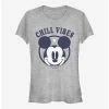 Hot Sale ⭐ Disney Mickey Mouse Chill Vibes 👧 Girls T-Shirt 😉